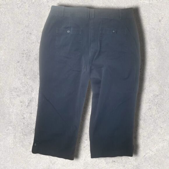 Coldwater Creek black capri pants size 14 - Picture 5 of 8
